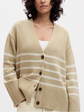 GAP 24/7 Split Hem Cotton Cardigan